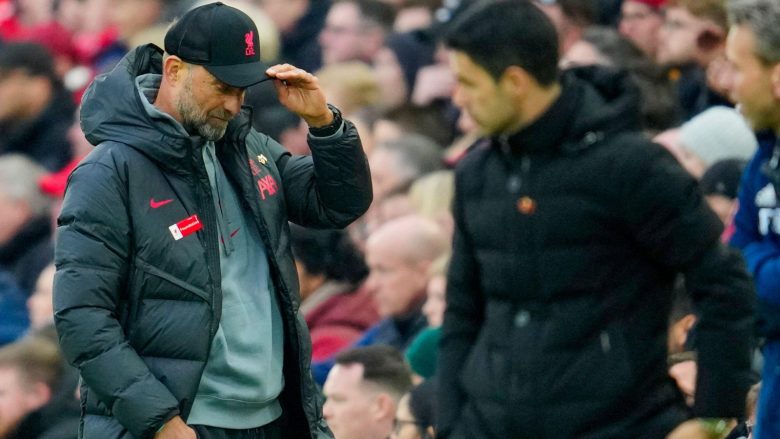 Klopp thotë se Arsenali ishte me fat në Anfield pasi fituan një pikë