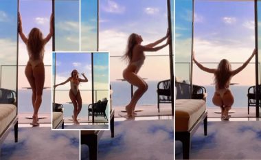 Ledina Çelo ngacmon imagjinatën e ndjekësve me një vallëzim provokues nga Dubai