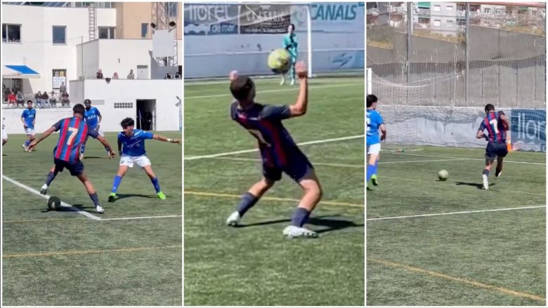 Djali i Ronaldinhos bën debutimin me Barcelonën U19 – pikat kryesore nga ai takim janë bërë publike