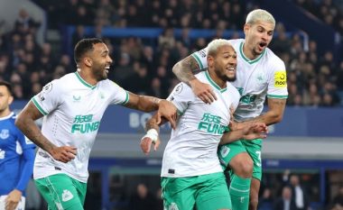 Newcastle fitore të madhe për Ligën e Kampionëve, fundos Evertonin