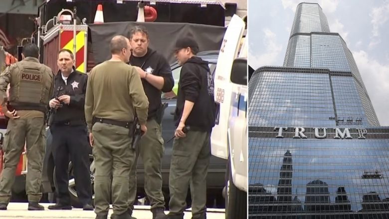 Një grua me pushkë nxit bllokimin e “Trump Tower” në Çikago – prani masive e policisë dhe SWAT, njerëzve iu kërkua të qëndronin larg