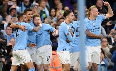 Manchester City shkon në pushim me dy gola epërsi