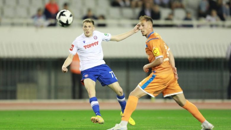 Emir Sahiti shënon super gol në fitoren e Hajduk Split