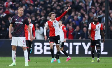 Feyenoordi fiton aktin e parë ndaj Romës, kualifikimi vendoset në ‘Olimpico’
