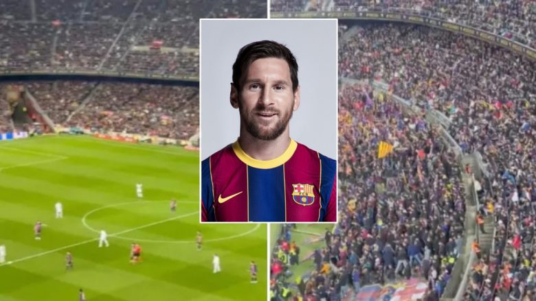 “Messi, Messi, Messi” – tifozët e Barcelonës thërrasin emrin e legjendës së tyre i cili mund të rikthehet në klub