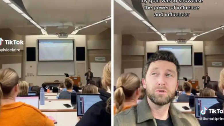 Profesori i marketingut në Kaliforni iu tha studentëve se nëse arrijnë një milion shikime në një video në TikTok do të anulojë provimet përfundimtare