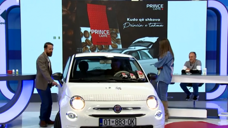 Prince Caffe shpërblen Xhemil Skenderin me veturë “Fiat 500”