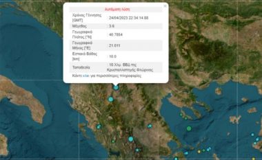 Tërmet në Greqi, lëkundjet ndihen në Shqipëri dhe në Maqedoninë e Veriut