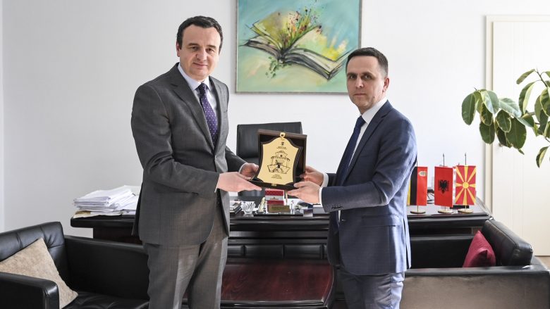 Kurti në Tetovë takoi kryetarin Bilall Kasami, folën për projektin e rrugës Prizren – Tetovë