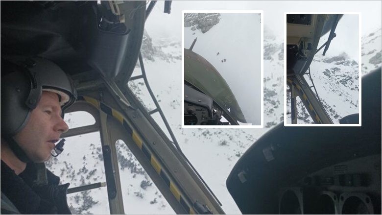 Një ortek në Slloveni përfshiu shtatë alpinistë, raportohet për dy të lënduar rëndë