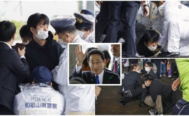 Kryeministri japonez evakuohet pas hedhjes së një bombe tymuese në drejtim të tij