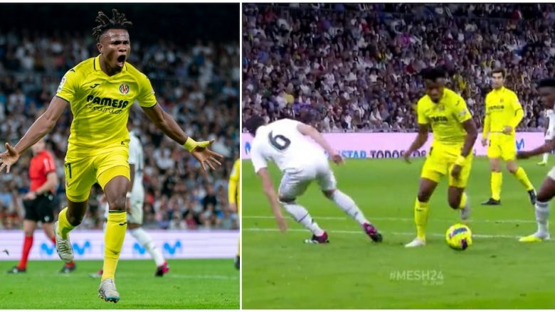 Chukwueze ishte i papërmbajtshëm ndaj Real Madridit, ylli i Villarrealit shënoi dy supergola – Nacho ‘viktima’ e tij