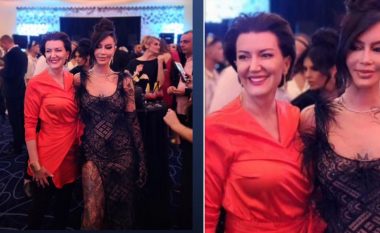 Ish-presidentja Jahjaga dukej elegante në festën e Dafina Zeqirit për ditëlindjen e 34-të