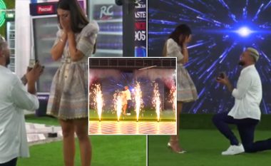 Luiz Ejlli ulet në gjunjë dhe i propozon për martesë Kiara Titos në Big Brother VIP Albania
