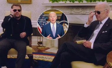Joe Biden befason James Corden me një paraqitje në episodin e fundit të “The Late Late Show”