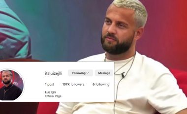 Çmenduri - për një orë Luiz Ejlli arrin mbi 100 mijë ndjekës në Instagram