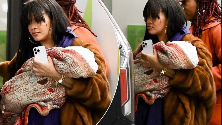 Si rrallë herë, Rihanna shihet në një dalje me të birin në Los Angeles