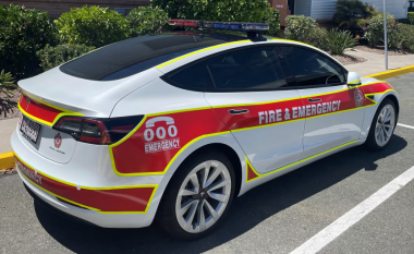 Tesla Model 3 në Queensland të Australisë testohet si një veturë e emergjencave