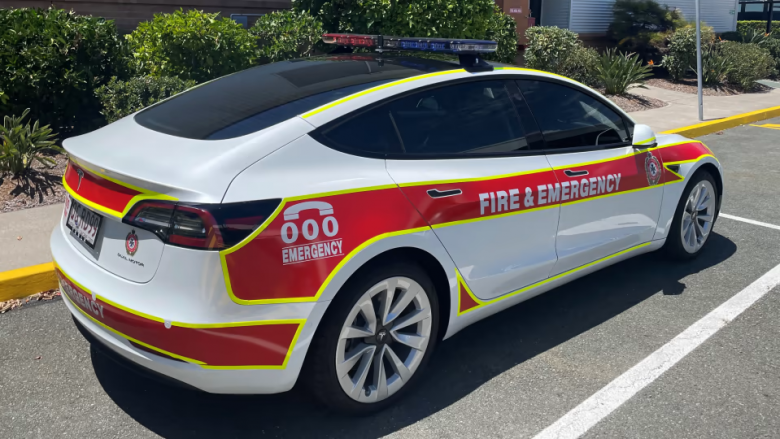 Tesla Model 3 në Queensland të Australisë testohet si një veturë e emergjencave