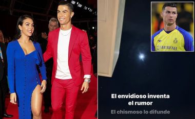 Georgina Rodriguez demanton thashethemet për ndarje nga Ronaldo, i quan "idiotë" ata që e besojnë një gjë të tillë