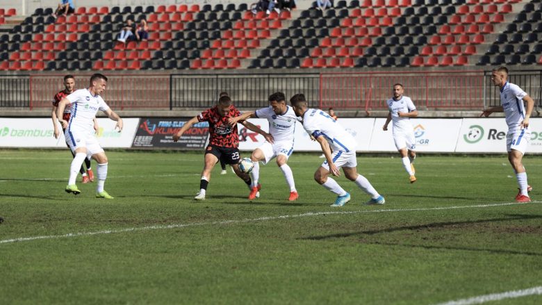 Tri gola dhe dy kartonë të kuq: Malisheva fiton në udhëtim te Drenica