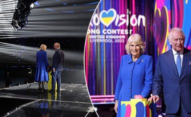 Mbreti Charles dhe gruaja e tij ndezin dritat dhe prezantojnë skenën madhështore të ‘Eurovision 2023’