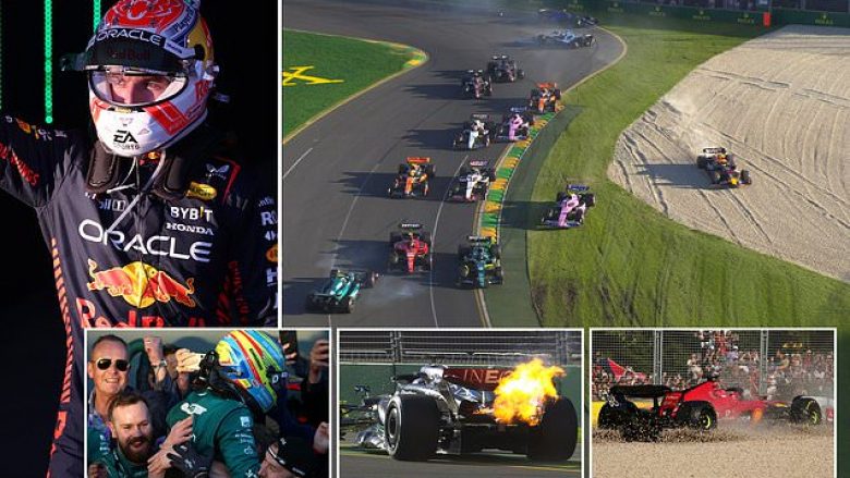 Verstappen fiton garën e ‘çmendur’ të Melbourne Grand Prix