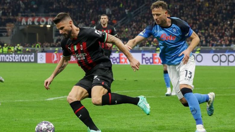 Napoli 1-1 Milan, nota e Amir Rrahmanit dhe lojtarëve të tjerë