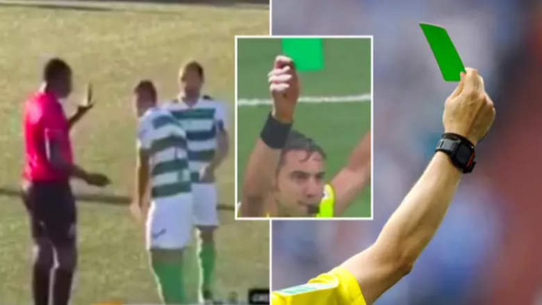 Çfarë është kartoni i gjelbër në futboll dhe çfarë ndodh kur një lojtar merr një të tillë?