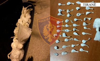 Kapet me 40 doza kokainë në Tiranë, arrestohet 34-vjeçarja