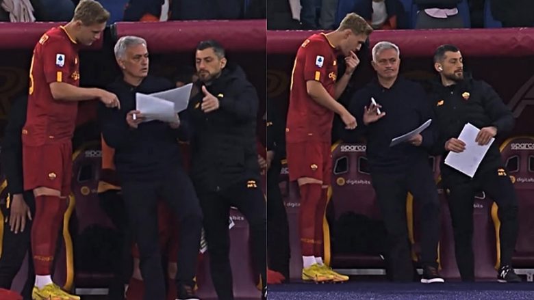 Bëhet viral momenti i pafat i Solbakken, kur Mourinho e fton dhe e kthen në bankë – trajneri kërkon falje