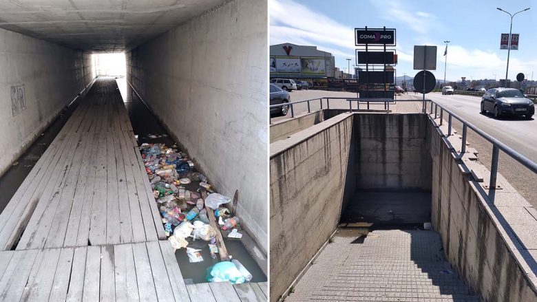 Qytetari i Prishtinës raporton, nënkalim me mbeturina dhe ujë – vështirë i kalueshëm