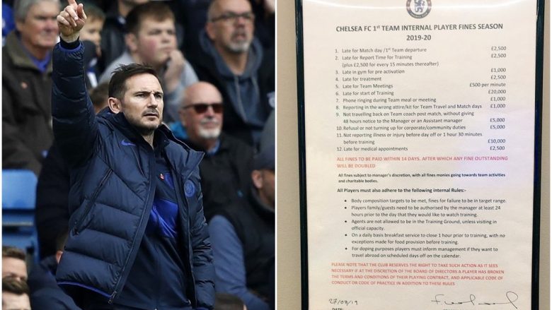 Me rikthimin e Lampard, a do të kthehet edhe lista e gjobave për lojtarët që e kishte vendosur në herën e parë kur ishte në krye?