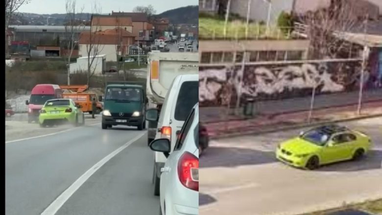 Lirohet shoferi i BMW-së në Prishtinë që u bë viral në internet