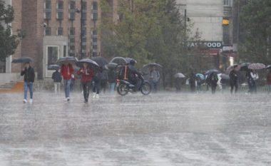 Shqipëri, vranësira dhe reshje shiu