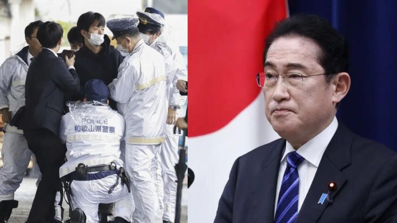 Publikohen pamjet e reja të tentim vrasjes së kryeministrit japonez