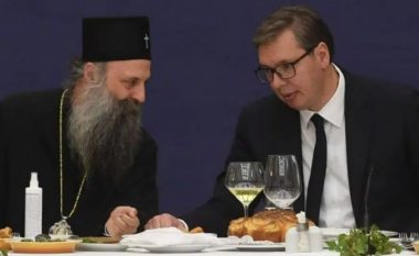 Si ia doli Vuçiq ta heshtë Kishën, Patriarku Porfirije nuk e tha asnjë fjalë për marrëveshjen me Kosovën