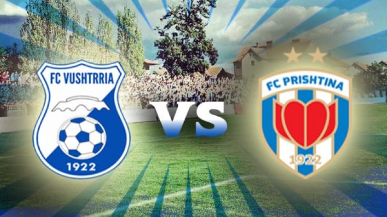 Vushtrria – Prishtina, formacionet zyrtare të ndeshjes gjysmëfinale të Kupës së Kosovës