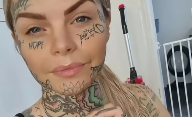 Britanikja, nënë e katër fëmijëve thotë se paragjykohet nga njerëzit për shkak të tatuazheve në fytyrë