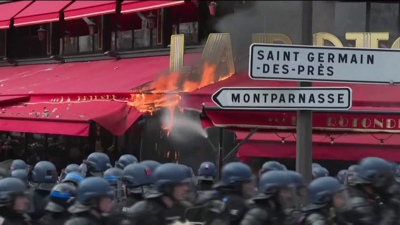 Protestat në Francë, i vihet zjarri restorantit të pëlqyer nga presidenti Macron