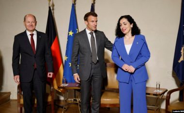 Macron konfirmon se nesër do të takohet me Osmanin, Vuçiqin dhe Scholzin në Moldavi