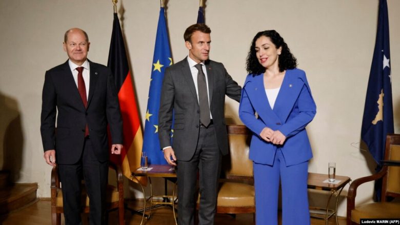 Macron konfirmon se nesër do të takohet me Osmanin, Vuçiqin dhe Scholzin në Moldavi