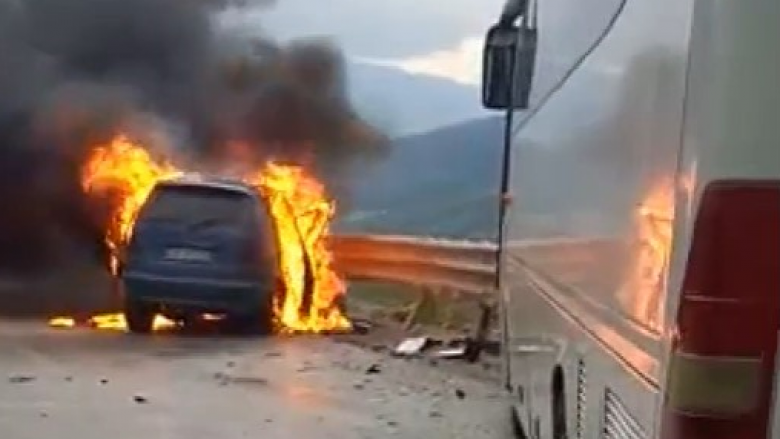 Dalin pamjet e aksidentit në Qafë – Thanë, të lënduarit dërgohen me helikopter në Tiranë