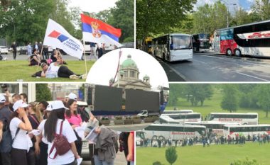 Vuçiq organizon tubim kundër protestave masive të qytetarëve të pakënaqur në Serbi
