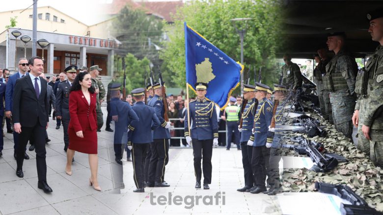 Pamje nga ceremonia e hapjes ‘Defender Europe 23’, FSK-ja e katërta me numrin më të madh të trupave pjesëmarrëse