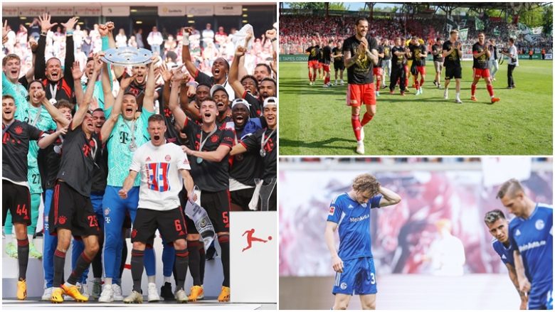 Xhiro e fundit në Bundesliga nuk e vendosi vetëm titullin – këto janë ekipet që do të luajnë garat evropiane dhe ato që zbritën një kategori më poshtë