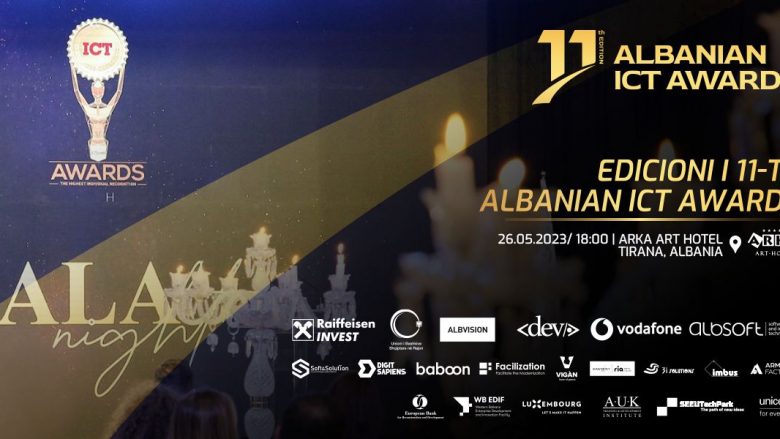 Të premten më 26 maj, çmimet kombëtare në Inovacion dhe Teknologji – Albanian ICT Awards
