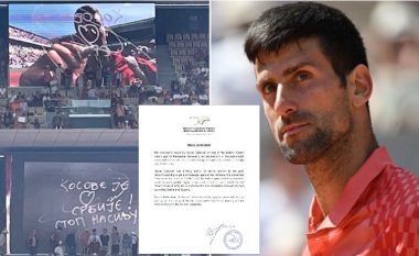 Federata e Tenisit e Kosovës reagon pas gjestit të shëmtuar politik të Djokovicit në French Open