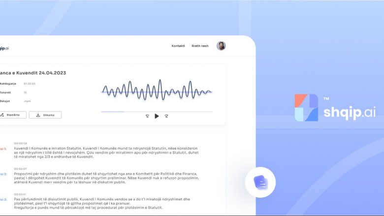 Shqip.ai, platforma e parë për transkriptim shqip e cila shërben për të gjitha moshat