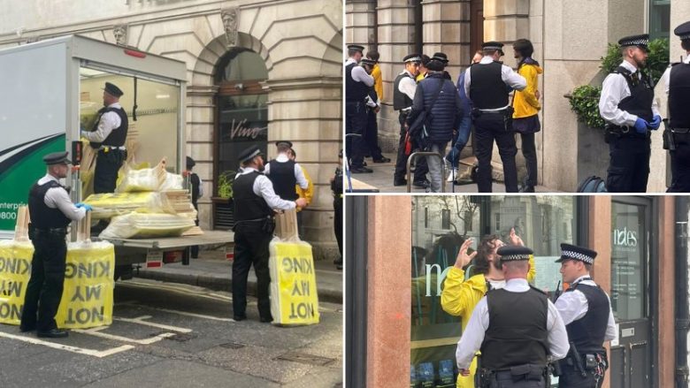 Arrestohen disa protestues që kundërshtojnë monarkinë britanike